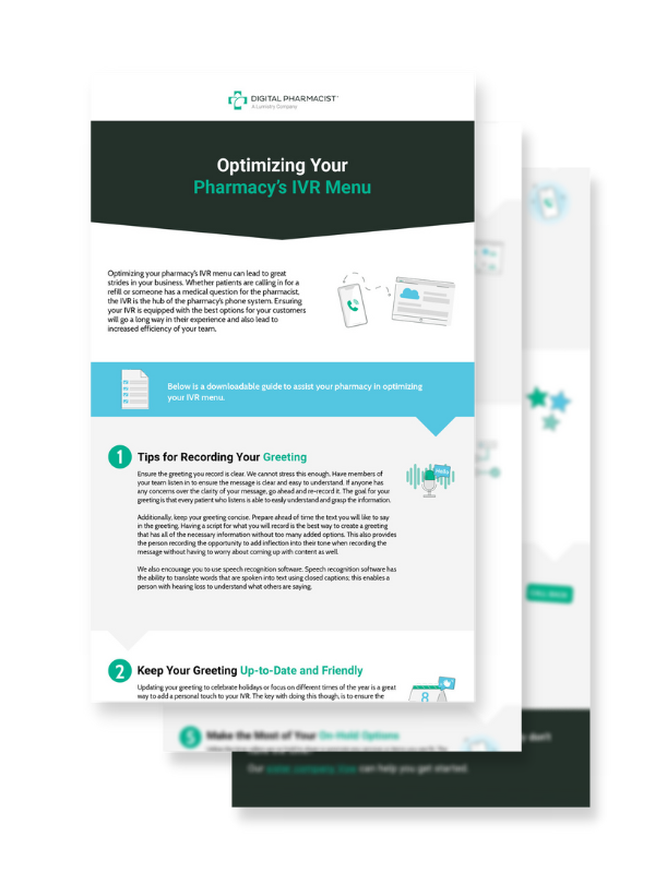 how-to guide - previews (Optimizing Your Pharmacy’s IVR Menu)